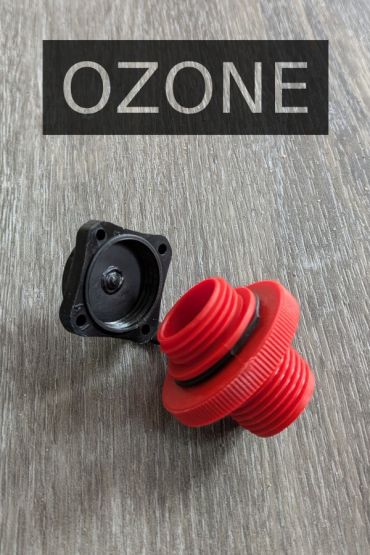 Ozone replacement screw cap